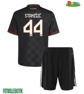 Bayern Munich Josip Stanisic #44 Tredjeställ Barn 2025-26 Kortärmad (+ Korta byxor)